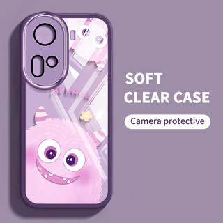 Ốp Điện Thoại Trong Suốt Quái Vật Dễ Thương Cho Oppo Reno11 F Reno11 Pro 5G 11F F25 Pro 5G Ốp Mềm Bảo Vệ Chống Sốc