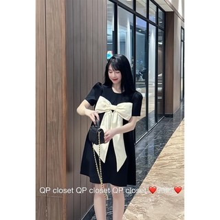 BIGSIZE NÀNG BÉO ĐẦM BABYDOLL ĐEN PHỐI NƠ TAFTA 55-95KG