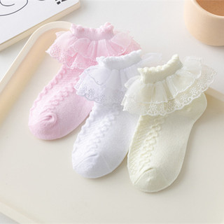 Đôi Vớ Mùa Hè Mỏng Màu Trắng Dành Cho Bé Gái
