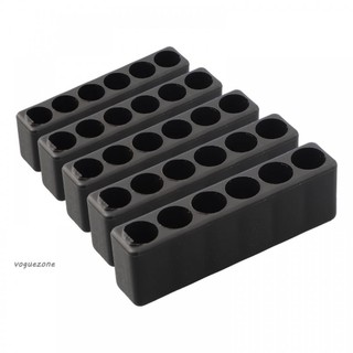 #VOGUEZ#Screwdriver and Drill Bit Storage Solution 5 Pcs Bit Holder for 6 Hole Hex Shank