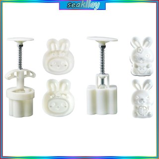 Sc 30g Khuôn Bánh Trung Thu Hình Thỏ Bánh Trung Thu Tem Bánh Trung Thu Khuôn Chất Liệu Nhựa Cho Trung Thu Lễ Hội Nướng Bánh Trung Thu
