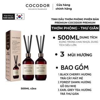 Tinh dầu tán hương thơm phòng phiên bản premium Cocodor Premium Diffuser 500ml