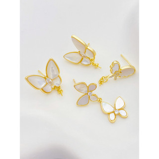 Bông tai Zircon giữ màu vàng 18K
