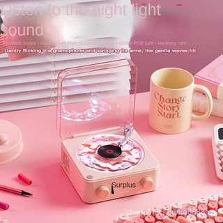 Cpsm Sẵn Sàng Miễn Phí Vận Chuyển Loa Không Dây Bluetooth Khí Quyển Ánh Sáng KAWOO Nghe Biển Hộp Âm Thanh Bluetooth Tiếng Ồn Trắng Loa Gia Đình Đồng Hồ Báo Thức Gửi Nam Fema