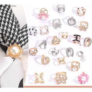 thời trang và đa năng, khóa áo khoác tối giản, khăn choàng ba vòng, khóa khăn quàng cổ nhỏ giọt Cài Khăn  Khuy cài khăn  Khăn Quàng Cổ