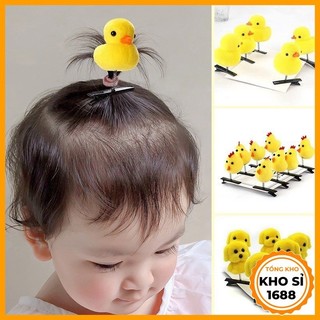 Kẹp tóc mái hình vịt gà vàng nhỏ xinh xắn dễ thương, kẹp tóc ngộ nghĩnh, kẹp tóc gà vàng, phụ kiện kẹp tóc E1925