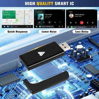 Bộ chuyển đổi không dây tự động Android, Android Auto Dongle, Điện thoại Android Chuyển đổi Android Auto có dây sang hộp AI không dây