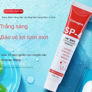 Probiotic sp-4 kem đánh răng làm sáng loại bỏ vết bẩn răng hơi thở tươi chăm sóc răng miệng axit amino kem đánh răng