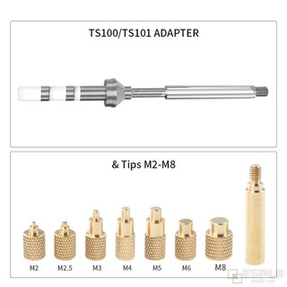 Ts100 ts101 adapter & đầu m2-m8 lắp nhiệt đai ốc đầu sắt kim loại nóng chảy đai ốc chèn cho tiêu chuẩn 936 đầu hàn #697936550
