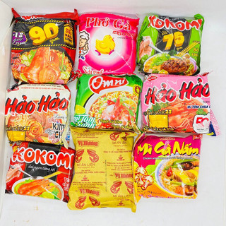 Nẻ 1 gói mì tôm, phở, cháo, mì trộn các loại live1