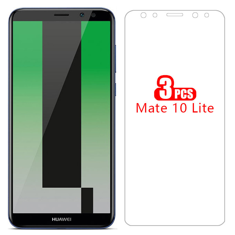 Ốp lưng cho Huawei mate 10 lite bảo vệ màn hình kính cường lực trên mate10lite mate10 ánh sáng làm c