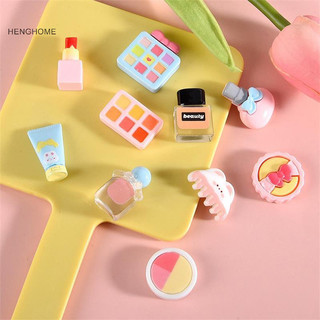 Henghome 2 Cái / túi Nhà Búp Bê Đồ Chơi Mô Phỏng Thu Nhỏ Mỹ Phẩm Môi Mắt Bóng Búp Bê Nhà Trang Điểm Cảnh Phụ Kiện Vật Liệu DIY Martijn