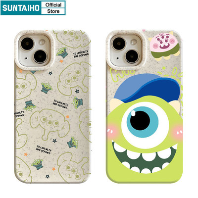 Suntaiho Ngộ nghĩnh Vỏ Độc Đáo Họa Tiết Quái Vật Mắt Lớn Ốp lưng Iphone 15 14 12 13 11 Pro Max IP 7 8 Plus Iphon X Xs XR Xs Max Silicone Mềm Cao Cấp Chống Sốc Ốp Lưng