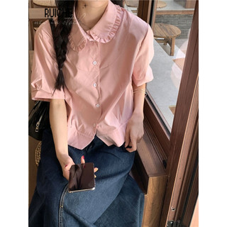 RUICHE áo sơ mi nữ áo kiểu hàn quốc nhí nhảnh sang trọng Tối giản Định hình xu hướng WCS2460LL3