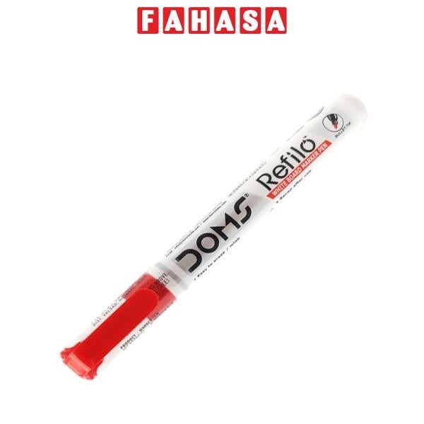 Bút Lông Bảng DOMS Refilo 7433 - Mực Đỏ