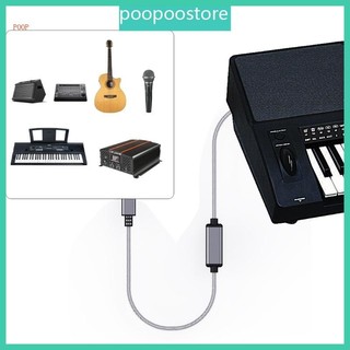 Bộ chuyển đổi POOP USB C sang AUX Dệt Nylon mạnh mẽ để kết nối tai nghe và loa Chất lượng âm thanh cao cấp