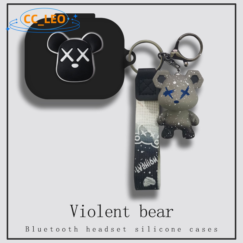 for OnePlus Buds3 Case Cute Keychain Pendant Suitable for OnePlus Buds Pro2 Silicone Soft Case Carto