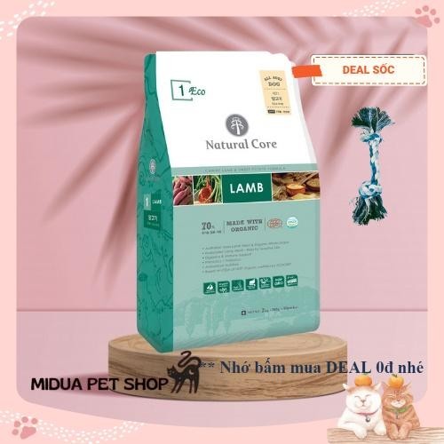 10kg thức ăn cho chó thịt cừu NATURAL CORE LAMB