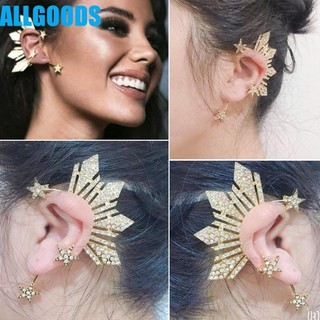 Khuyên Vành Tai Hình Ngôi Sao Thiết Kế Thời Trang Cho Nữ