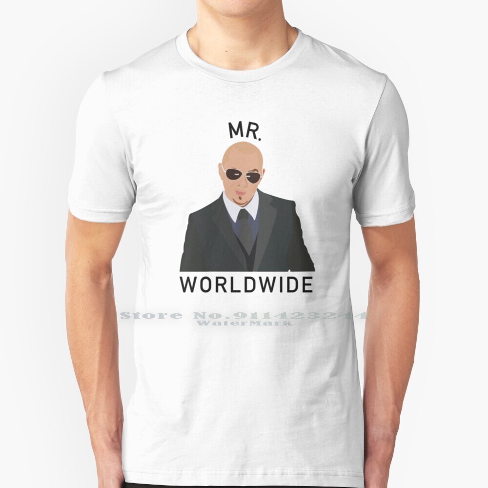 Pitbull Mr Trên Toàn Thế Giới Áo 100% Cotton Nguyên Chất Pitbull Dale Mr Trên Toàn Thế Giới Nhạc Sĩ 