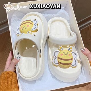 XUXIAOYAN dép cross dép kiểu nữ đi chơi Đàn hồi Thời trang Hiện đại Đẹp mắt FBT24510ZG 27Z240630