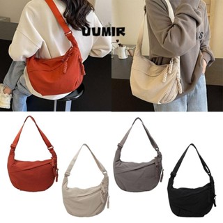 Túi Đeo Vai, Túi Đeo Ngang Đơn Giản Hàn Quốc Dung Tích Lớn, Vải Nhẹ Màu Trơn Thể Thao Hobos Túi Nam