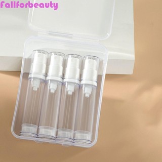 Fallforbeauty 3 / 4 Bộ chai du lịch có thể nạp lại, Chai bơm chân không 5ml / 10ml / 15ml, Chai bơm sữa không khí trong suốt bằng nhựa