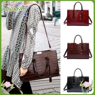 Túi Tote OFULAR, Dây Đeo Có Thể Điều Chỉnh Dung Tích Lớn Top Túi Tay Cầm, In Hình Cá Sấu Đa Năng Sang Trọng Thiết Kế Túi Xách Ví Quà Tặng
