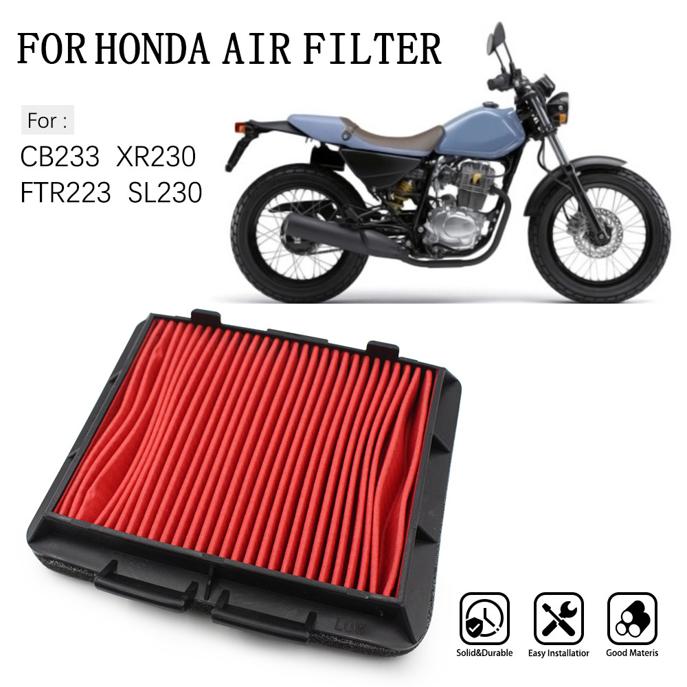 Bộ lọc không khí xe máy Bộ phận động cơ làm sạch động cơ cho Honda CRF230L 2008-2010 FTR223 1999-201