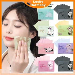 EELHOE 100 tờ giấy thấm dầu cao cấp tự nhiên Giấy thấm dầu di động Giấy thấm dầu cho da dầu miiki_vn LuckyHarmony