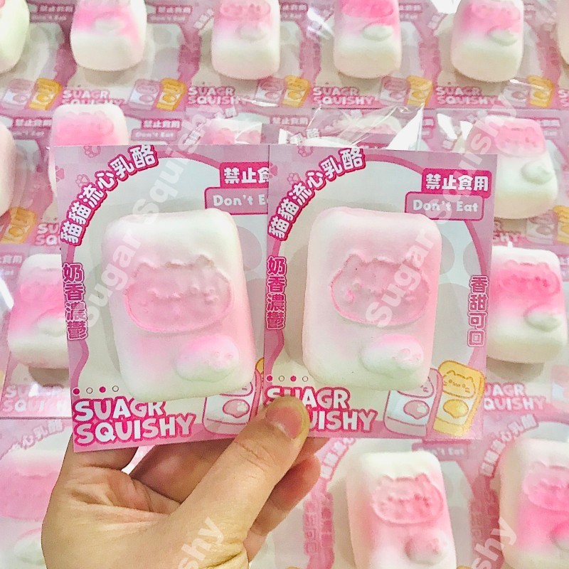 Sugar Squishy Tiny Cat Buns Squishy tăng chậm