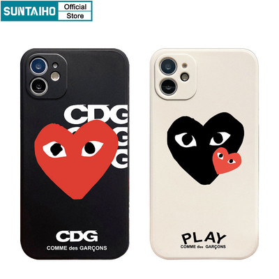 Suntaiho Thẩm Mỹ Độc Đáo LOVE EYE CoupleCasing Họa Tiết Ốp lưng Iphone 11 12 13 14 15 16 Pro Max IP 7 8 Plus Iphon X Xs XR Xs Max Silicon Mềm Cao Cấp Chống Sốc Ốp Lưng