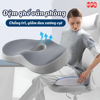Đệm Ghế Cao Su Non Công Thái Học Chống Trĩ  Đàn Hồi, Thoáng Khí, Lót Mông Chống Đau Mỏi Lưng, Đau xương cụt MONO HOME
