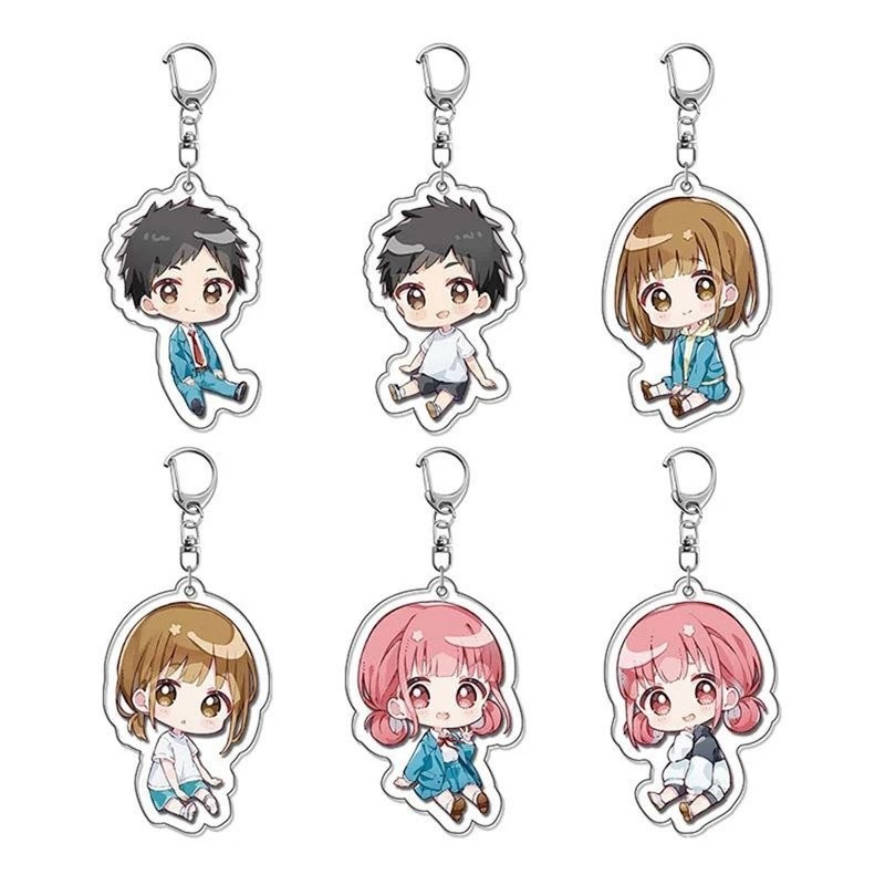 Trò chơi Hộp Xanh Inomata Taiki Kano Chinatsu Chōno Hina Trang Phục Cosplay Móc Chìa Khóa Acrylic Qu