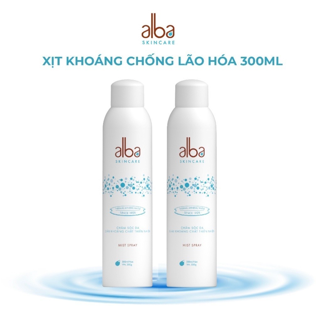 Xịt khoáng chăm sóc da Alba [Mai Official]