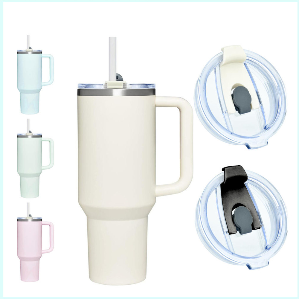 Nắp Thay Thế Cho Stanley Adventure Quencher Du Lịch Tumbler 40 OZ Trong Suốt Chống Tràn Tumbler Bao 