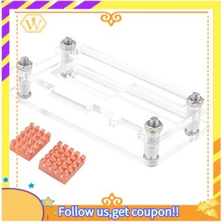 Vỏ Acrylic cho Orange Pi Zero 2W Orange Pi Zero 2W Vỏ bảo vệ bo mạch chủ Vỏ tản nhiệt tương thích Bền bỉ Dễ dàng lắp đặt Dễ dàng sử dụng