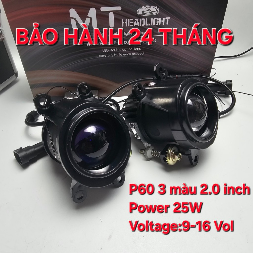 [BH 1 nam] Bi gầm trợ sáng 2.0 inch 3 màu