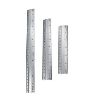 Thước thẳng bằng hợp kim nhôm Công cụ vẽ thước đo thước đo 15 / 20 / 30cm