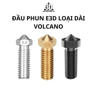 Đầu phun e3d loại dài nhựa 1.75mm dành cho máy in 3d
