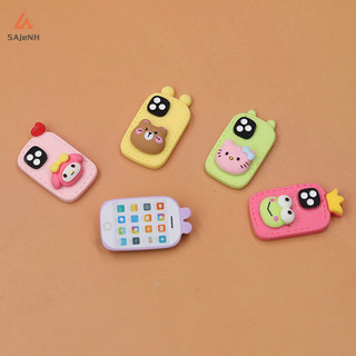 SAjeNH 1: 12 Nhà búp bê cảnh chống đỡ mô phỏng hoạt hình mô hình điện thoại di động Mới