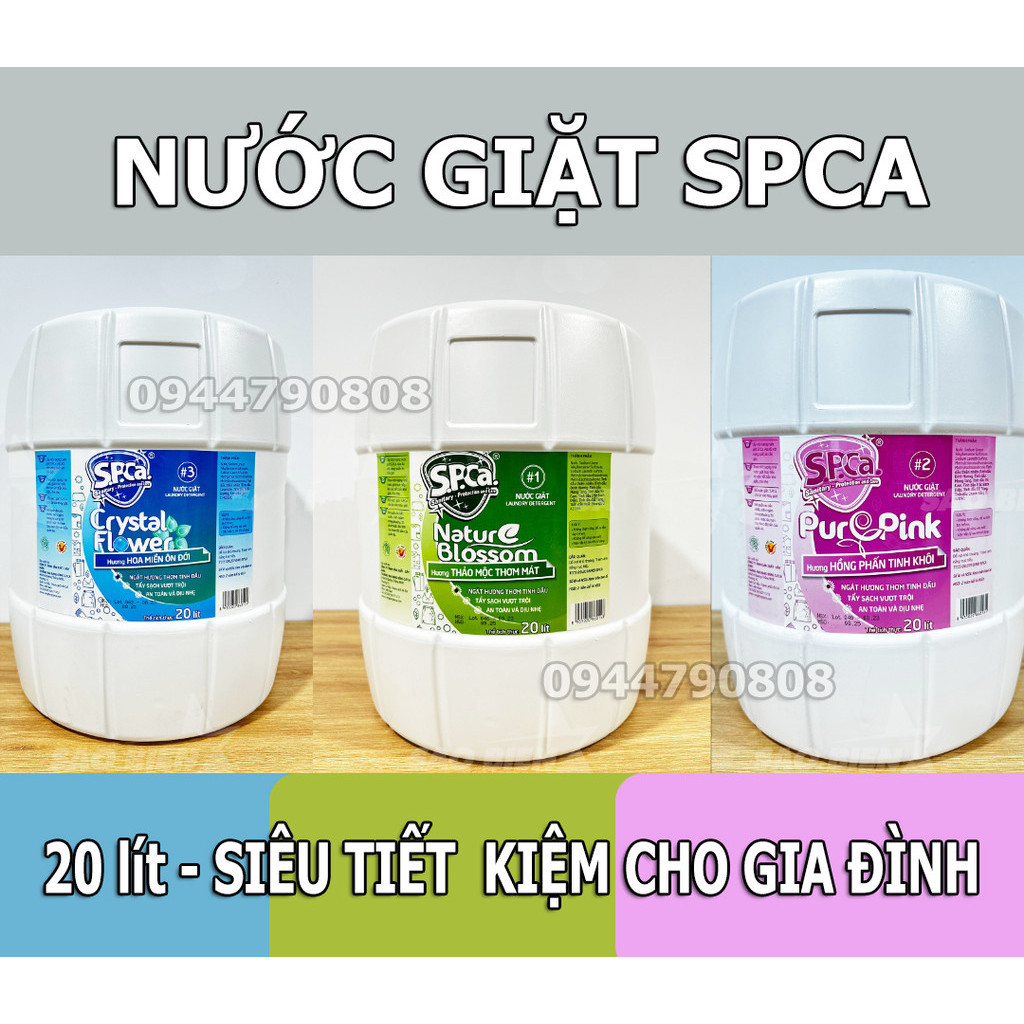 Nước giặt SPCa can 20 lít