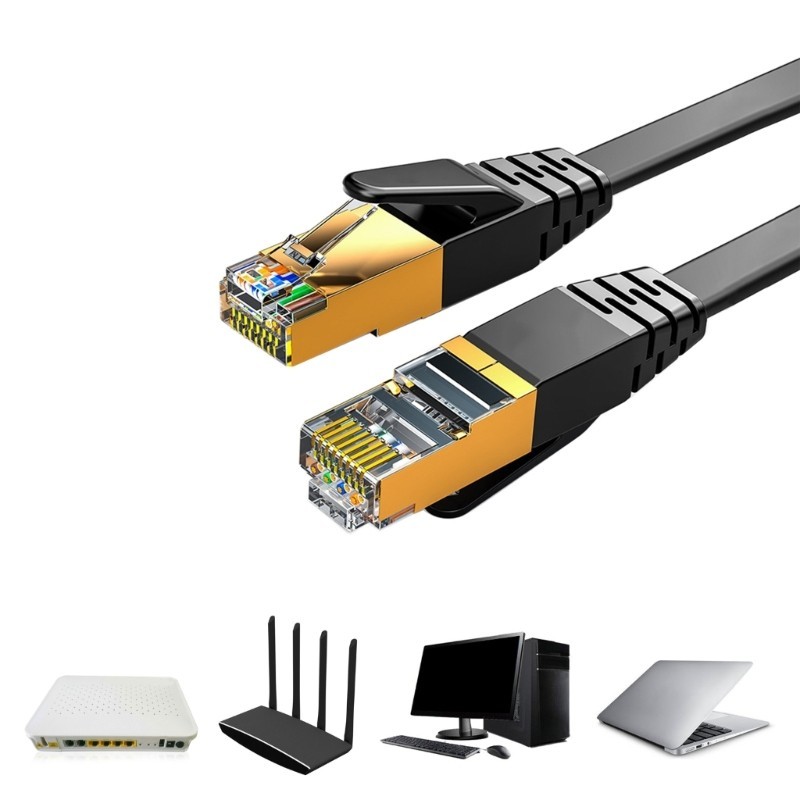 Cáp Ethernet WU 10Gbps Cat7 RJ45 Cat 7 Dây 10Gbps cho Modem Bộ định tuyến