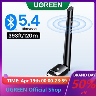 Ugreen Bộ Chuyển Đổi bluetooth 5.3 5.4 Cho pc Phạm Vi Dài 100m usb bluetooth Không Dây Thu Phát Tín Hiệu Chuột / Tai Nghe / Loa bluetooth win11