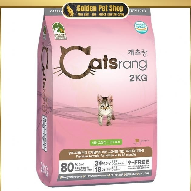Hạt Catsrang Kitten 2Kg - Thức ăn hạt cho mèo con