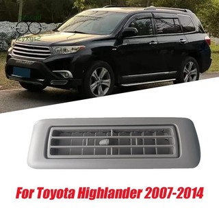 Mái Ô Tô Phía Sau Air A / C Thông Hơi Lưới Tản Nhiệt Thay Thế 63601-48011-E0 Cho 2007-2014 Bên Cửa Thoát Khí Vòi Phun Màu Xám 6360148011