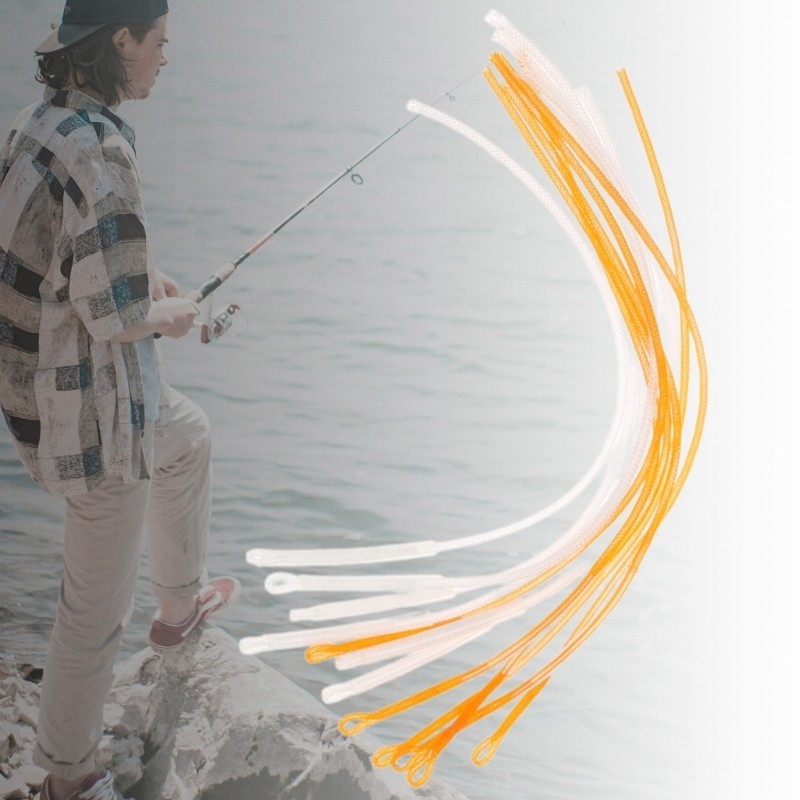 Zzz 10 Cái Đầu nối vòng bện Fly Fishing Loop Line Strength Connectors