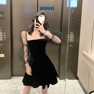 UOUO váy Đầm váy nữ body đầm Korean Thời trang thời trang INS A22M1KB 17Z240426