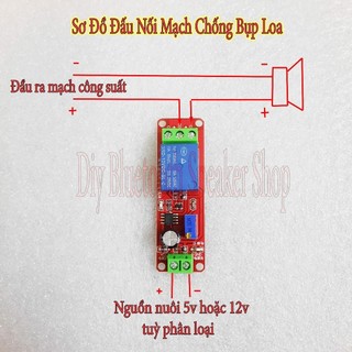 Mạch chống bụp bảo vệ loa ( 1 Kênh )