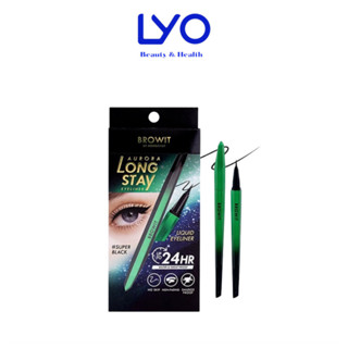 Dạ kẻ mắt BROWIT BY NONGCHAT Aurora Long Stay Eyeliner 0.5g